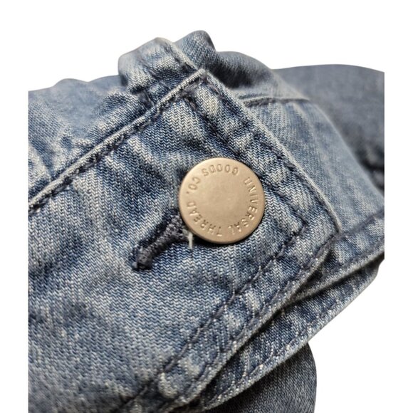 Universal Thread Women's 4X Medium Wash Denim Jacket with Zipper Closure -NEW - Picture 3 of 11